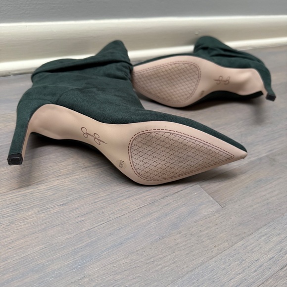 Jessica Simpson Faux Suede Emerald Boots 7.5 - Picture 7 of 10